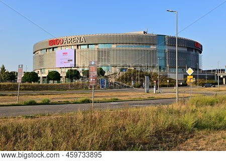 Gdansk, Poland - August 12, 2022: Ergo Arena Sports And Entertainment Hall Located On The Border Of 