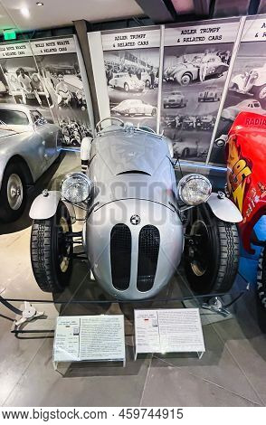 Athens, Greece - May 18, 2022. Old Classic Cars Inside The Hellenic Motor Museum.