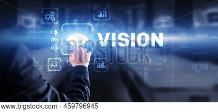 Vision Direction Future Business Inspiration Motivation Concept