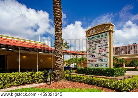Rk Centers Store Sign By Entrance