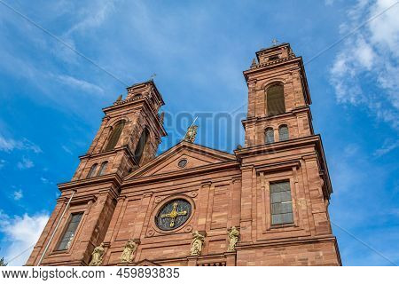 St. Johannes Nepomuk Catholic Church In Eberbach In South Germany Build In Renaissance Revival Archi
