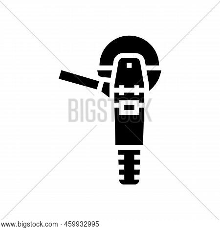 Grinder Tool Repair Glyph Icon Vector. Grinder Tool Repair Sign. Isolated Symbol Illustration