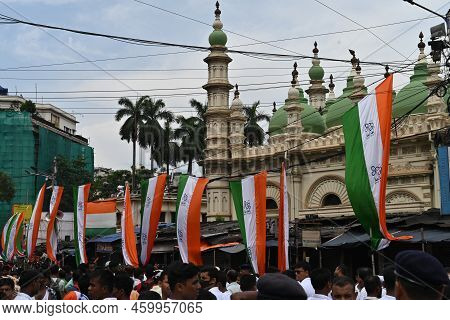 Kolkata,west Bengal,india - 21st July 2022 : All India Trinamool Congress Party, Aitc Or Tmc, At Eku