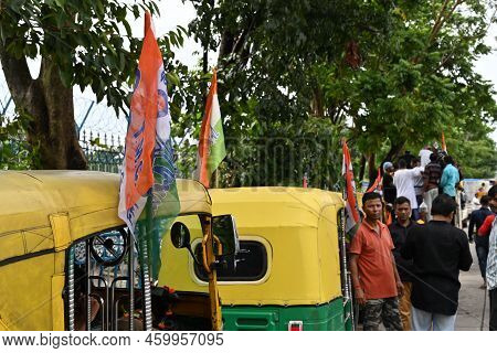 Kolkata, West Bengal, India - 21st July 2022 : All India Trinamool Congress Party, Aitc Or Tmc, At E