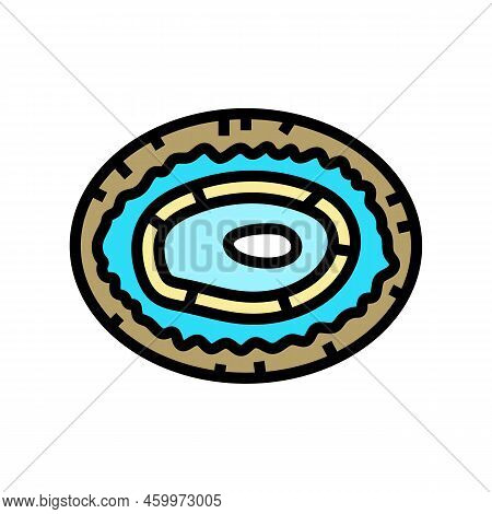 Limpet Sea Shell Beach Color Icon Vector. Limpet Sea Shell Beach Sign. Isolated Symbol Illustration