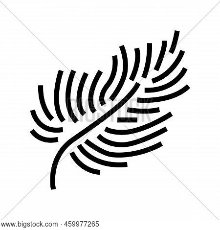 Soft Feather Fluffy Color Icon Vector. Soft Feather Fluffy Sign. Isolated Symbol Illustration