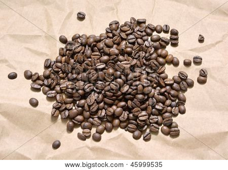 Fistful Of Coffee Grains