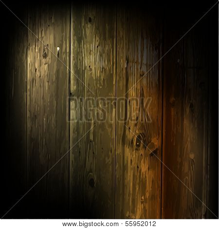 Vector Background With Wood Pattern