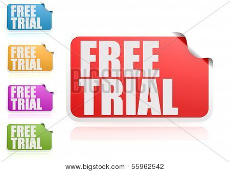 Free trial label set