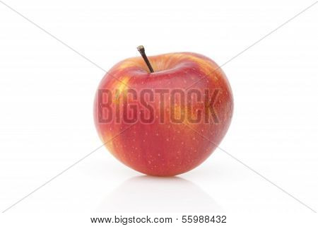roter Apfel auf weiÃŸem Hintergrund