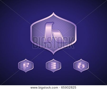 Abstract Vector Emblem Design Template