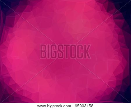 Pink And Purple Abstract Polygon Triangle Background