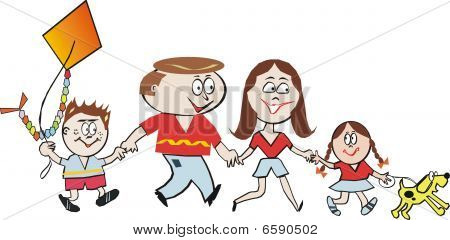 Familie tegneserie