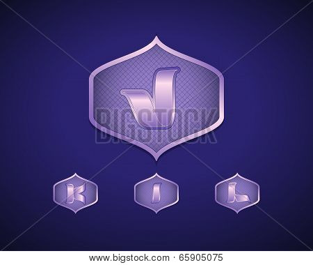 Abstract Vector Emblem Design Template