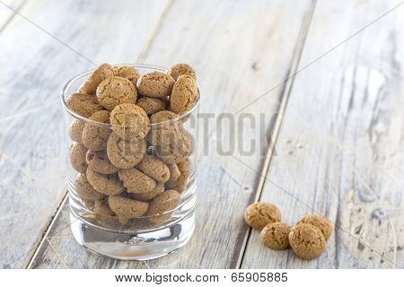 Amarettini Cookies In A Glass