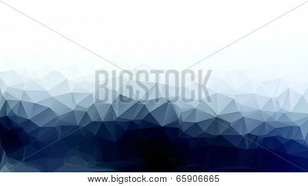 White And Gray Abstract Polygon Triangle Background