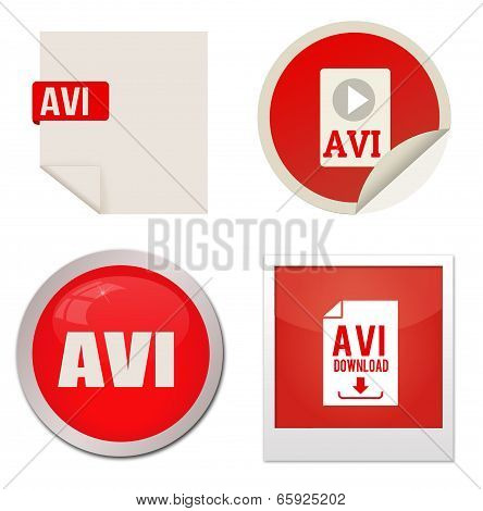 Avi Icon Set