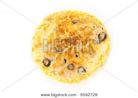 Grzyby oliwki i omlet z ziemniakami