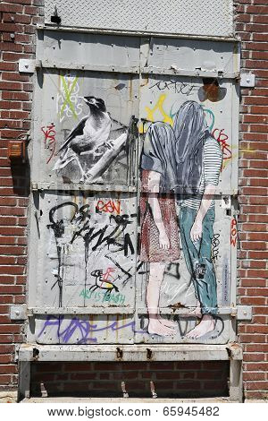 Mural at East Williamsburg in Brooklyn