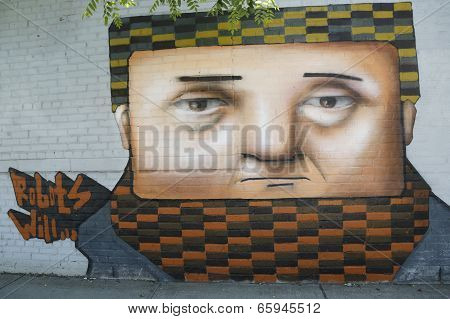 Mural at East Williamsburg in Brooklyn
