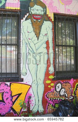 Mural at East Williamsburg in Brooklyn