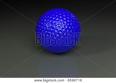 Golfball sininen harmaa