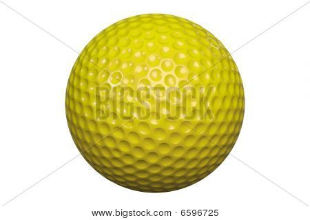 Golfpallon eristetty