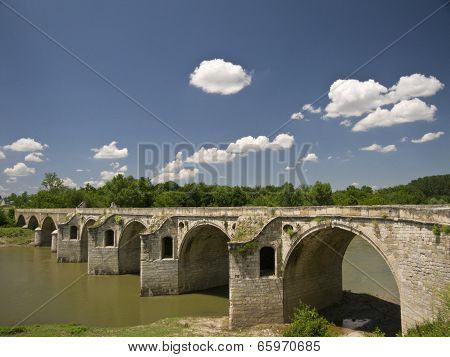 Byala Bridge Is An Arch Bridge Over The Yantra River In Northern Bulgaria