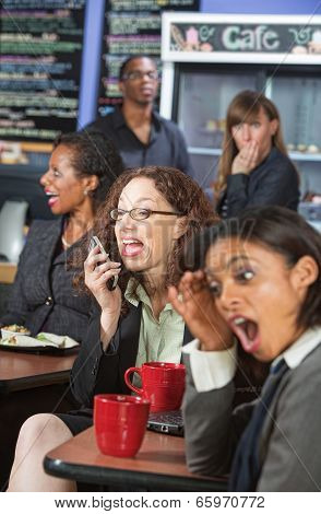 Loud Woman On Phone