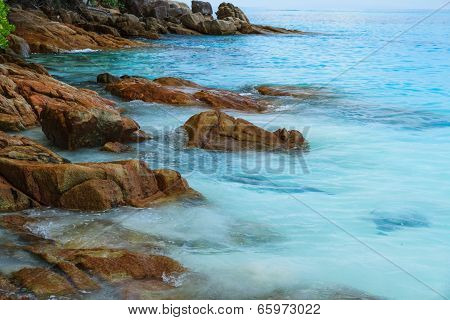 Rock On The Beach Of Tachai Island