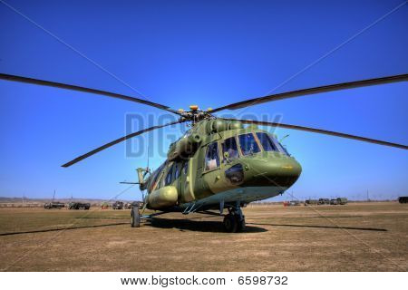 El helicóptero militar ruso