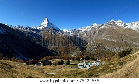View On The Way To The Gornergrat,
