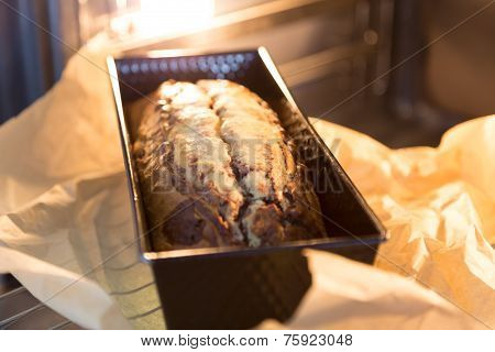 Marble Cake In The Oven