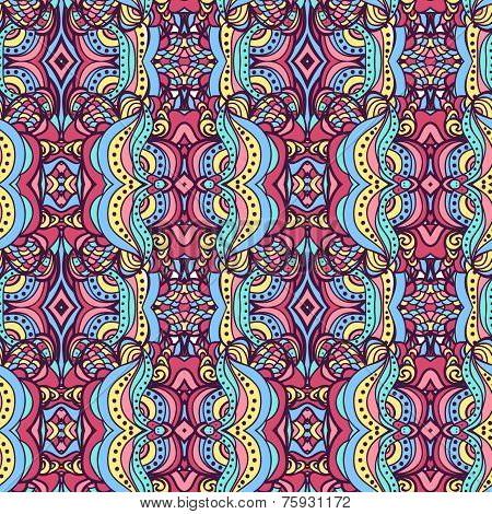 Fantasy abstract seamless pattern