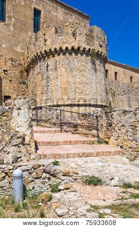 Swabian Castle of Rocca Imperiale. Calabria. Italy.