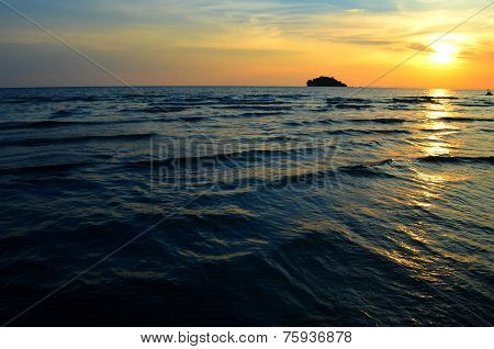 Sunset in Cambodja