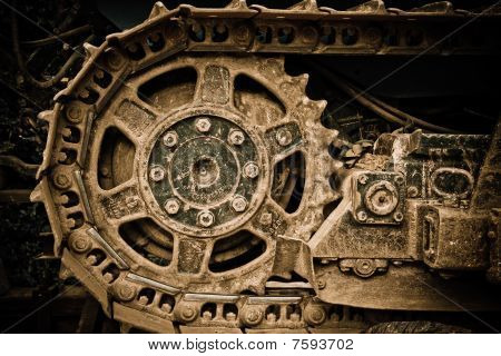 ล้อ Buldozer