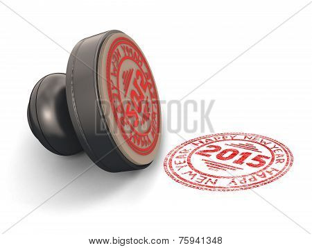 Stamp Rubber With The Text 