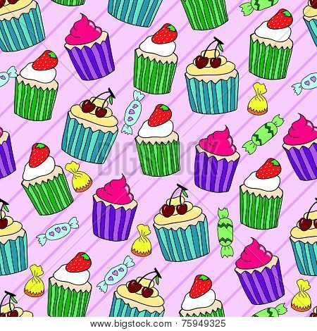 Cakes pattern