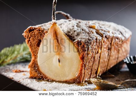 winter pear cake