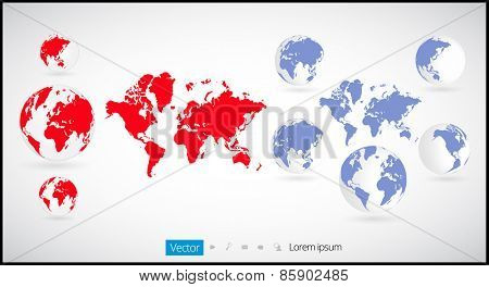 World map 