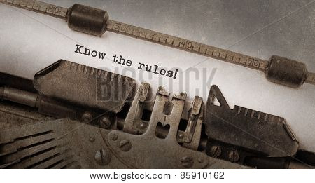 Vintage Typewriter