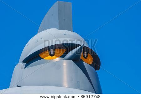 Tetsujin 28 - Go (Gigantor) Monument in Kobe, Japan