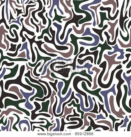 Colorful Abstract Seamless Pattern.