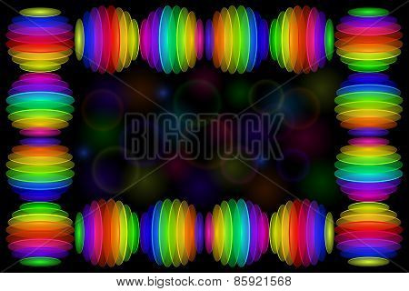 Colorful Transparent Spheres