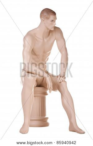 mannequin male isolated