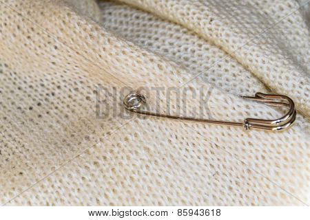 Silver pin