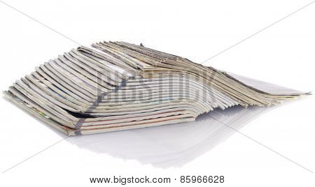Stack of magazines