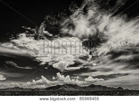 Monsoon Clouds In Arizona, Usa