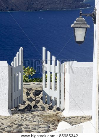 White Wooden Door